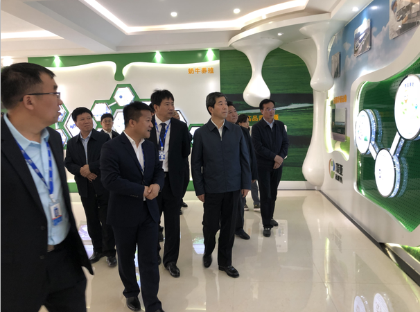 河南省委副書記、省長陳潤兒一行蒞臨 花花牛集團(tuán)魯山瑞亞牧業(yè)有限公司視察調(diào)研